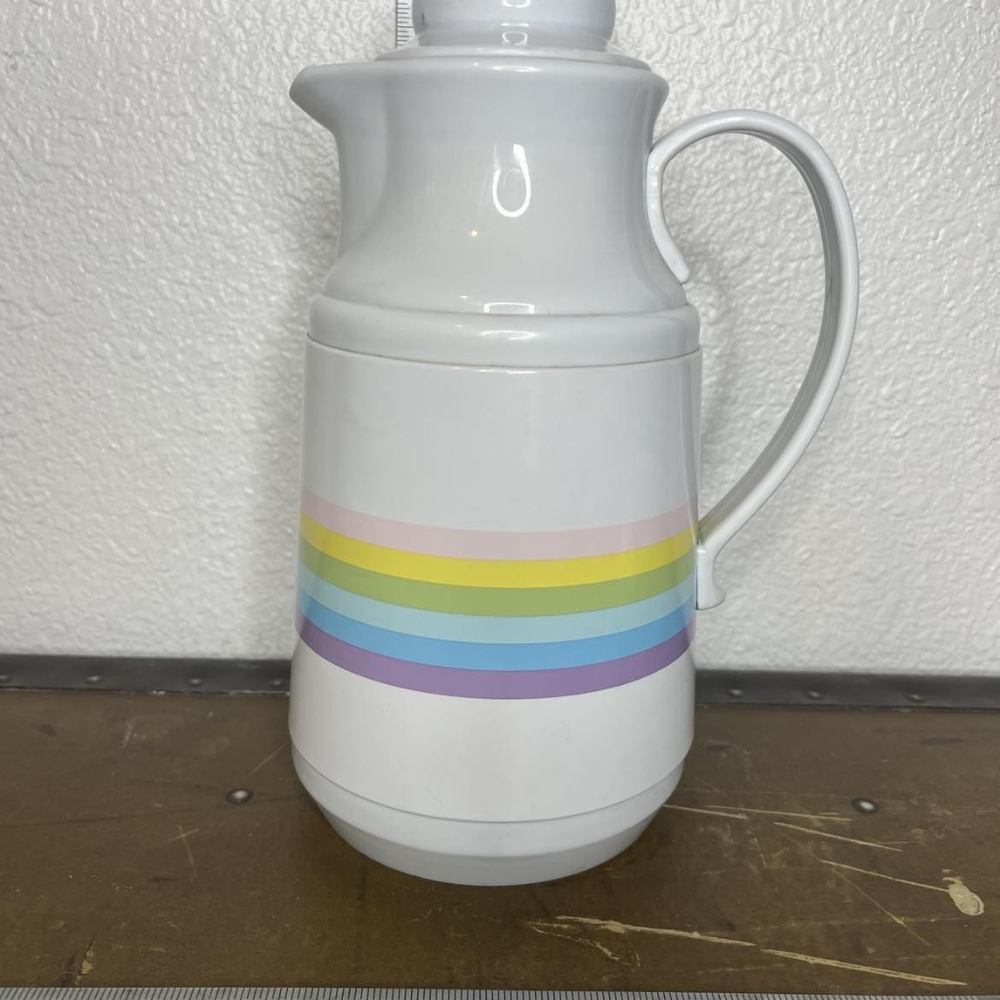 Vintage Phoenix Coffee Carafe Pastel Rainbow Insulated